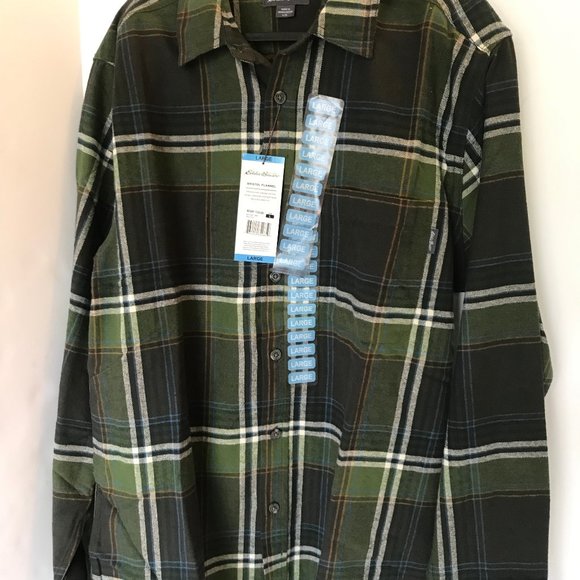 Eddie Bauer Other - NWT EDDIE BAUER BRISTOL FLANNEL SHIRT SIZE LARGE